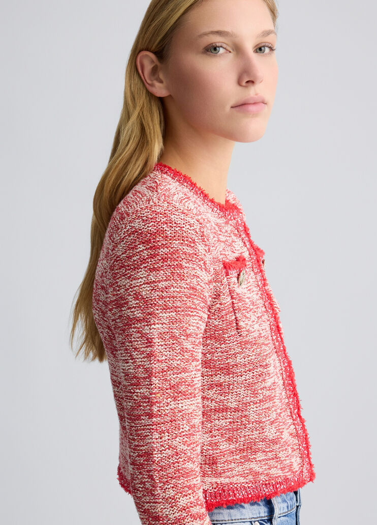 Red knit jacket red Liu Jo - large image number 2 Red knit jacket red Liu Jo - large image number 2