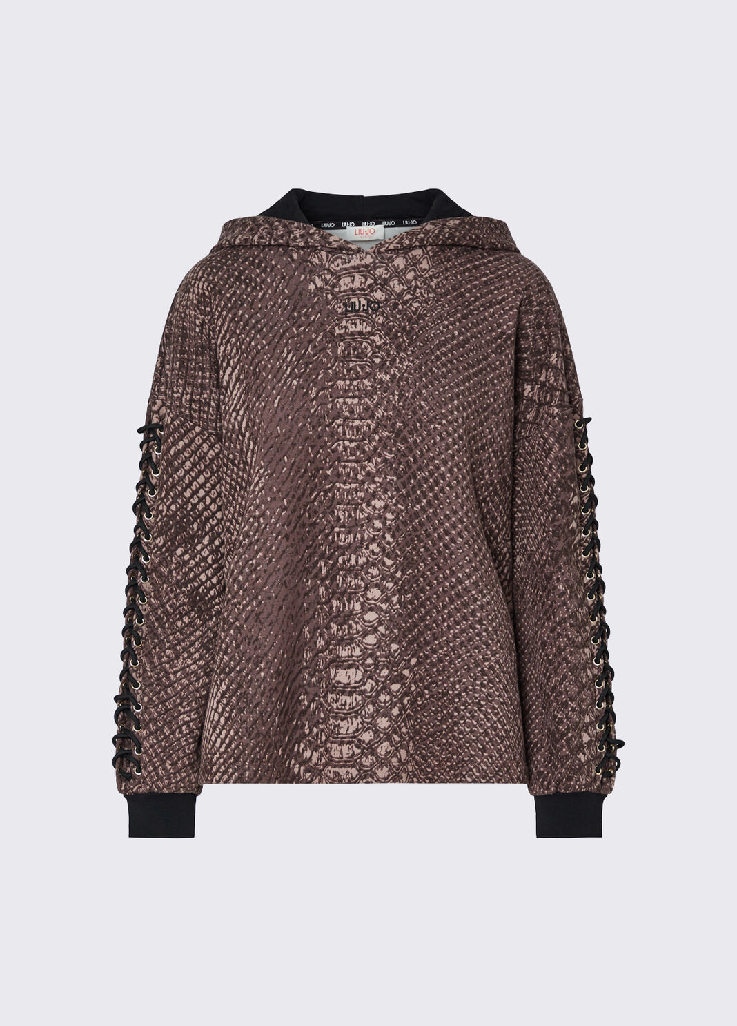 Sweatshirt with animal print brown Liu Jo - large image number 6