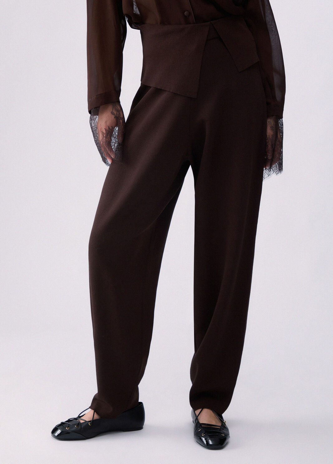 Knit Trousers mocha Liu Jo - large image number 0
