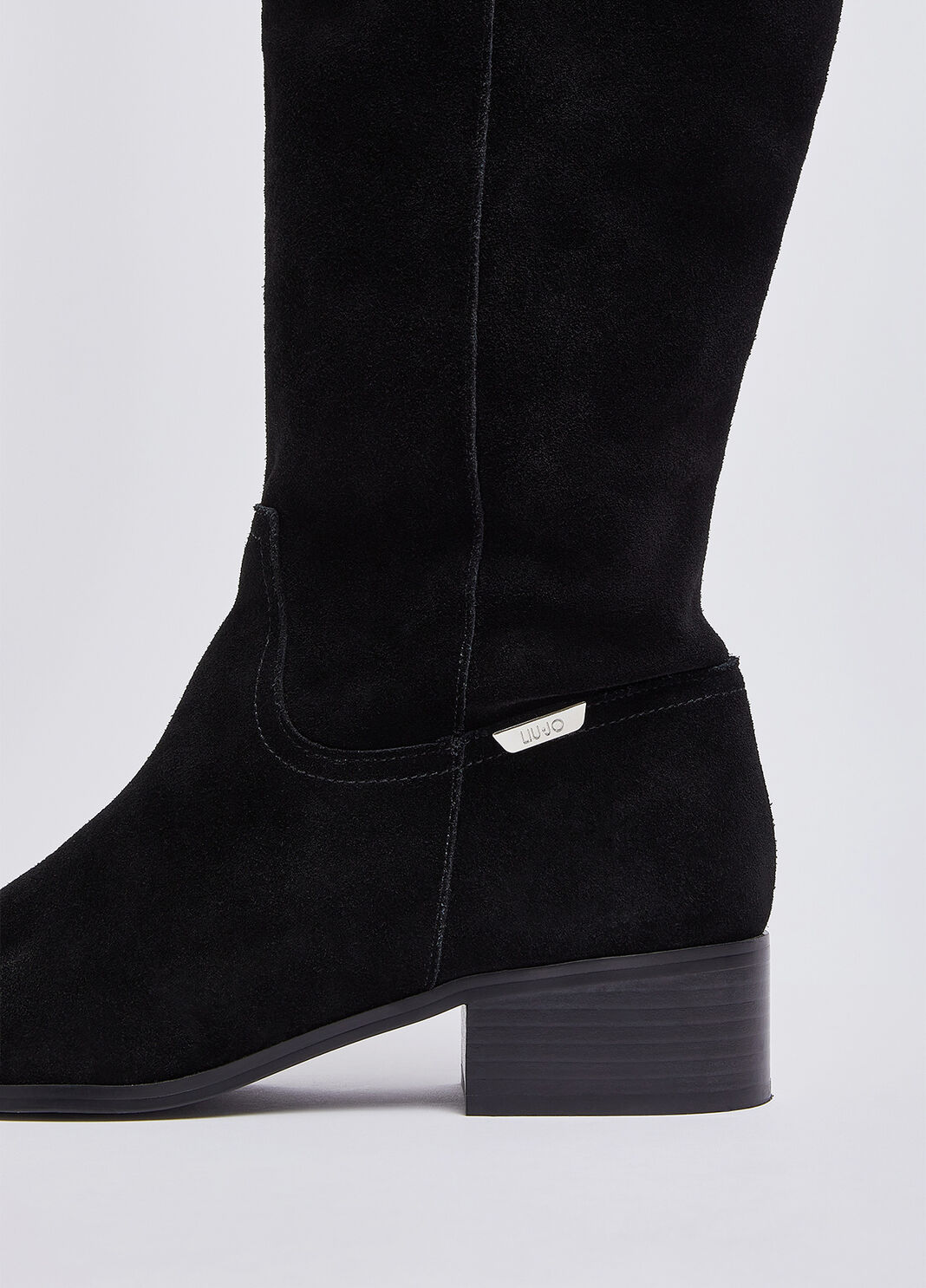 Boots over-the-knee boots in suede black Liu Jo - large image number 5