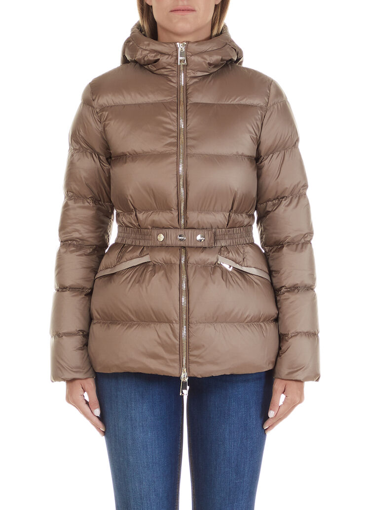 Plumífero con capucha tórtola Liu Jo - large image number 0