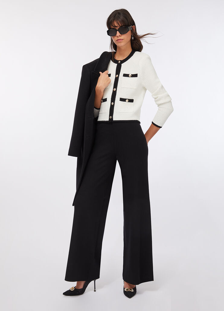 Knitted trousers black Liu Jo - large image number 5