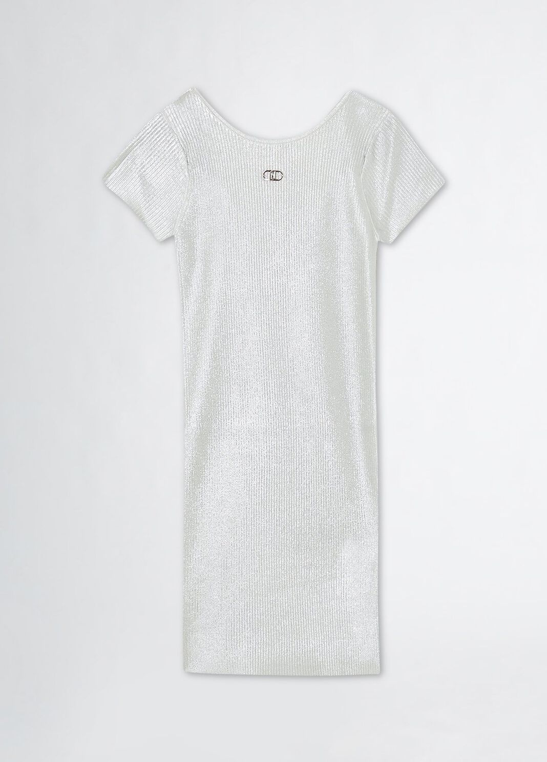 Lurex&reg; knit dress silver Liu Jo - large image number 0