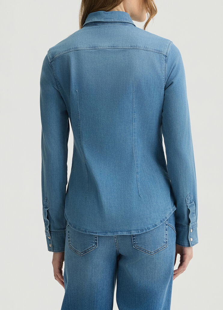 Jeanshemd Denimblau Liu Jo - large image number 1