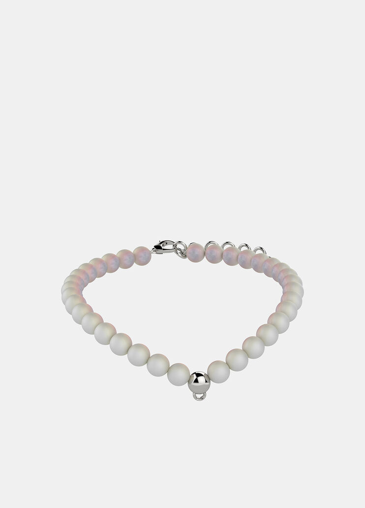 Collier moyen modèle avec perles couleur argent Liu Jo - medium