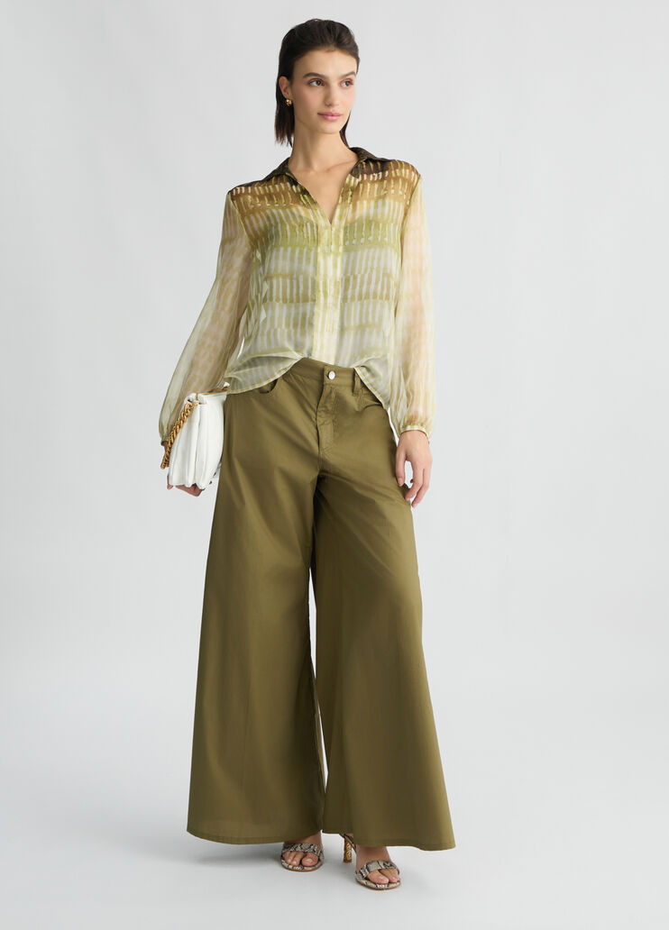 Flared trousers green Liu Jo - medium Flared trousers green Liu Jo - medium