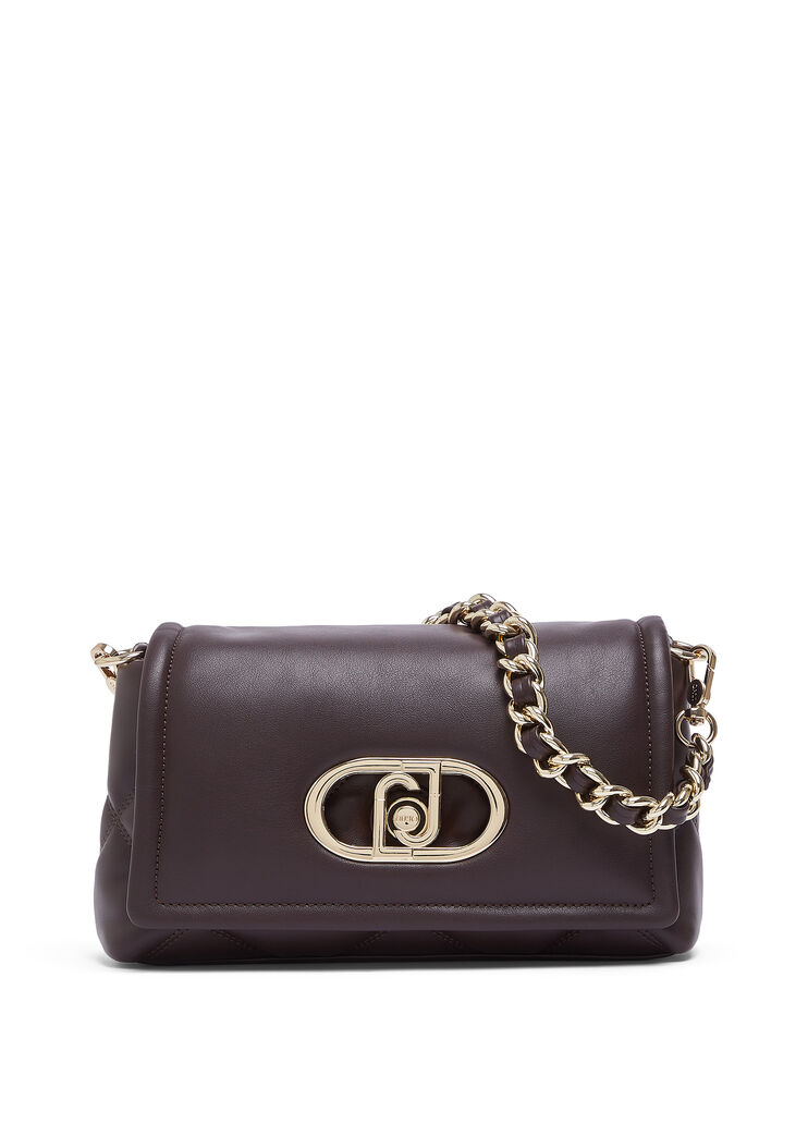 Medium LaPuffy Bag with Quilted Design aubergine Liu Jo - medium