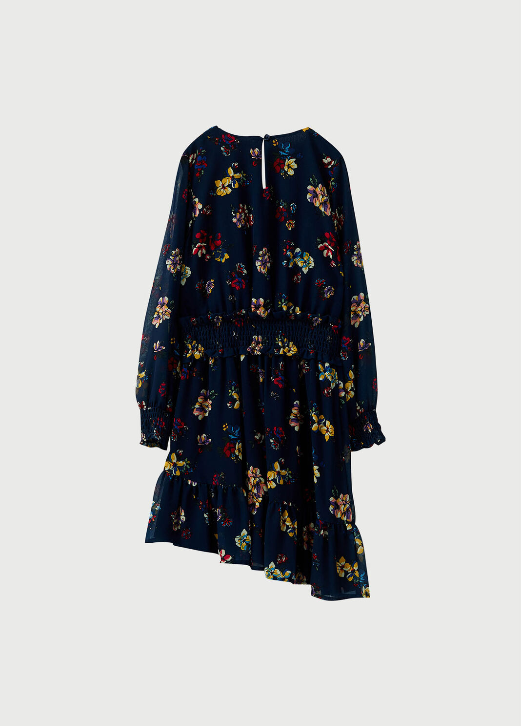 Asymmetrical floral dress  Dark blue floral Liu Jo - large image number 1