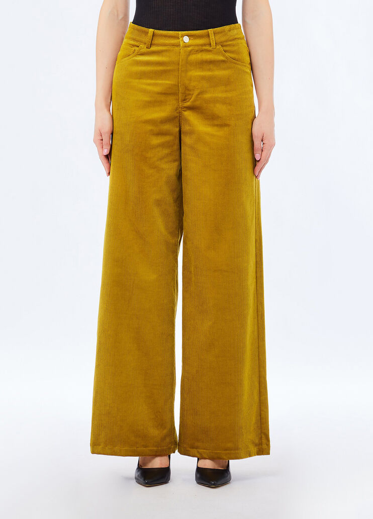 Velvet trousers cumin Liu Jo - medium