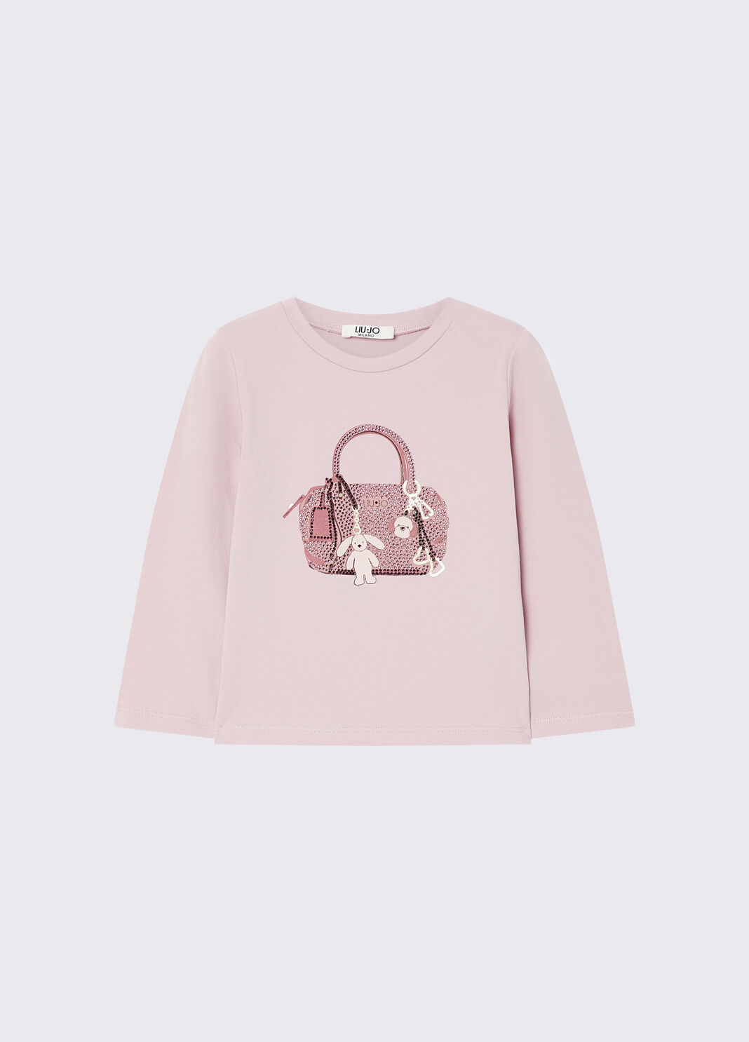 Long-sleeve T-shirt with print pink Liu Jo - large image number 2