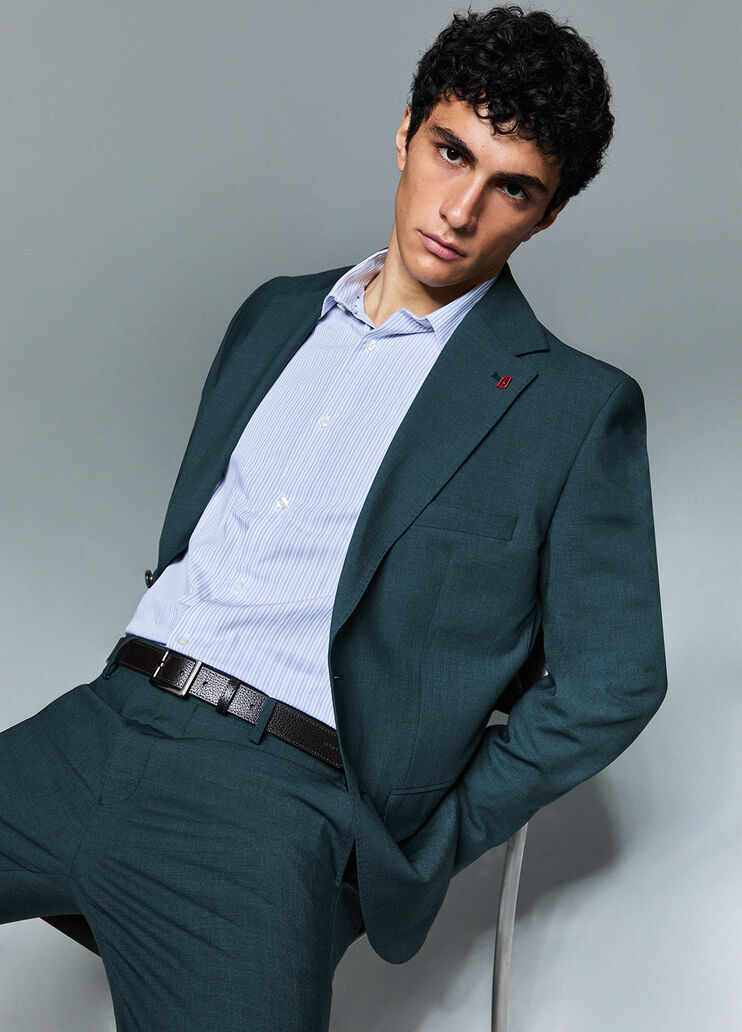 Printed poplin shirt stripes/light blue Liu Jo - medium