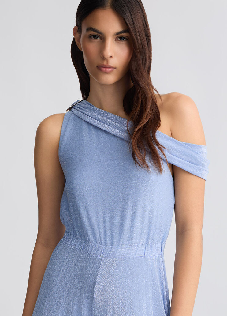 One-shoulder jumpsuit light blue Liu Jo - large image number 3 One-shoulder jumpsuit light blue Liu Jo - large image number 3