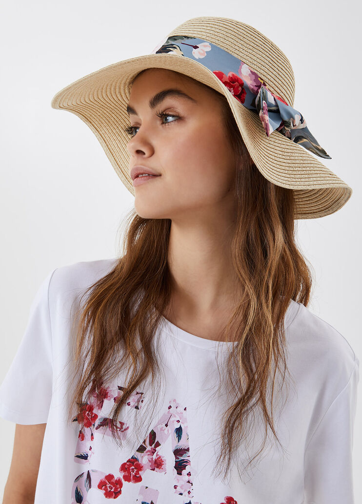 Соломенная шляпа Розовый с цветочным мотивом Liu Jo - large image number 1