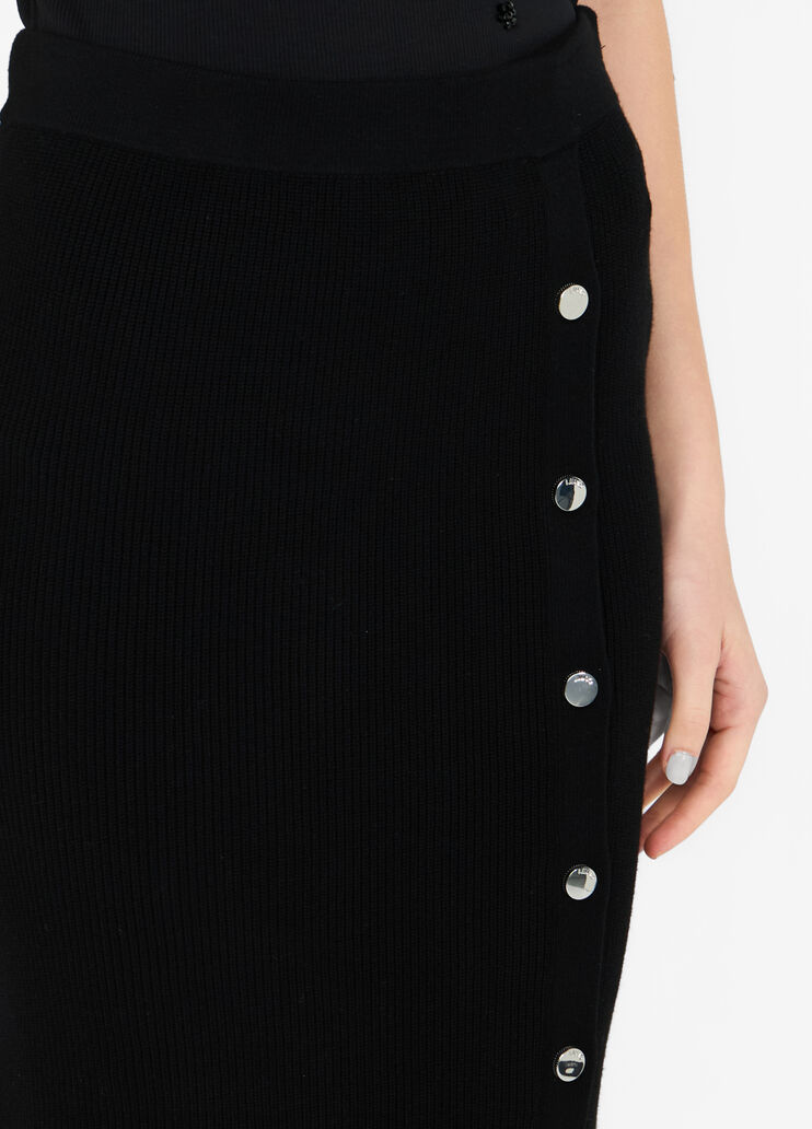 Long mesh skirt black Liu Jo - large image number 2 Long mesh skirt black Liu Jo - large image number 2