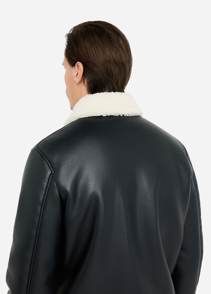 Bikerjacke aus beschichtetem Gewebe Schwarz Liu Jo - large image number 4