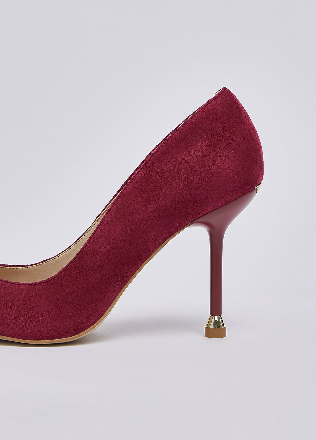 Escarpins en daim bordeaux Liu Jo - large image number 4