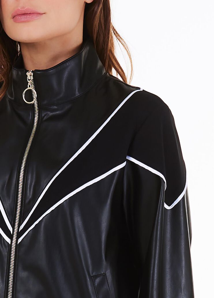 Куртка из ткани с полимерным покрытием чёрный Liu Jo - large image number 2