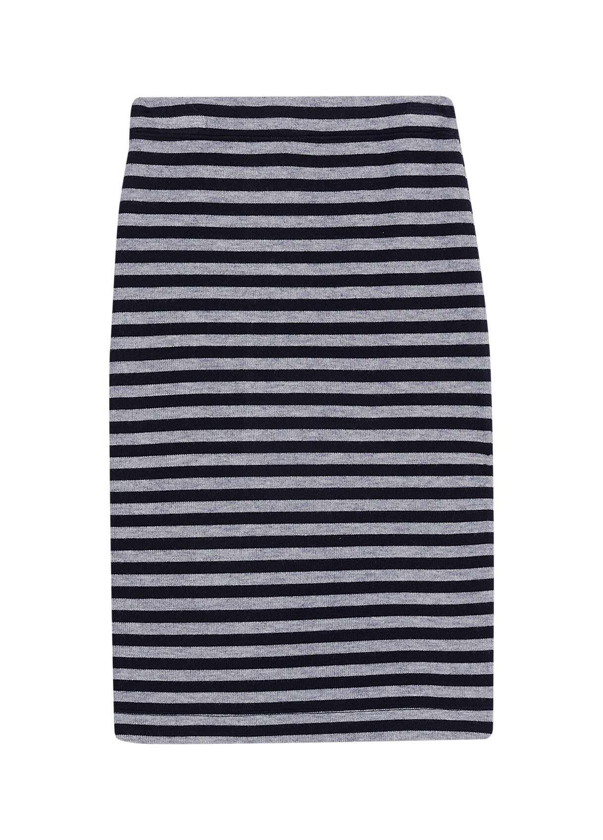 Navy striped deals jersey skirt