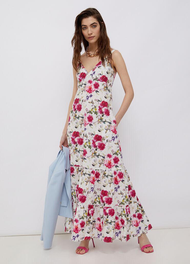 Robe longue à fleurs imprimé à fleurs Liu Jo - large image number 3