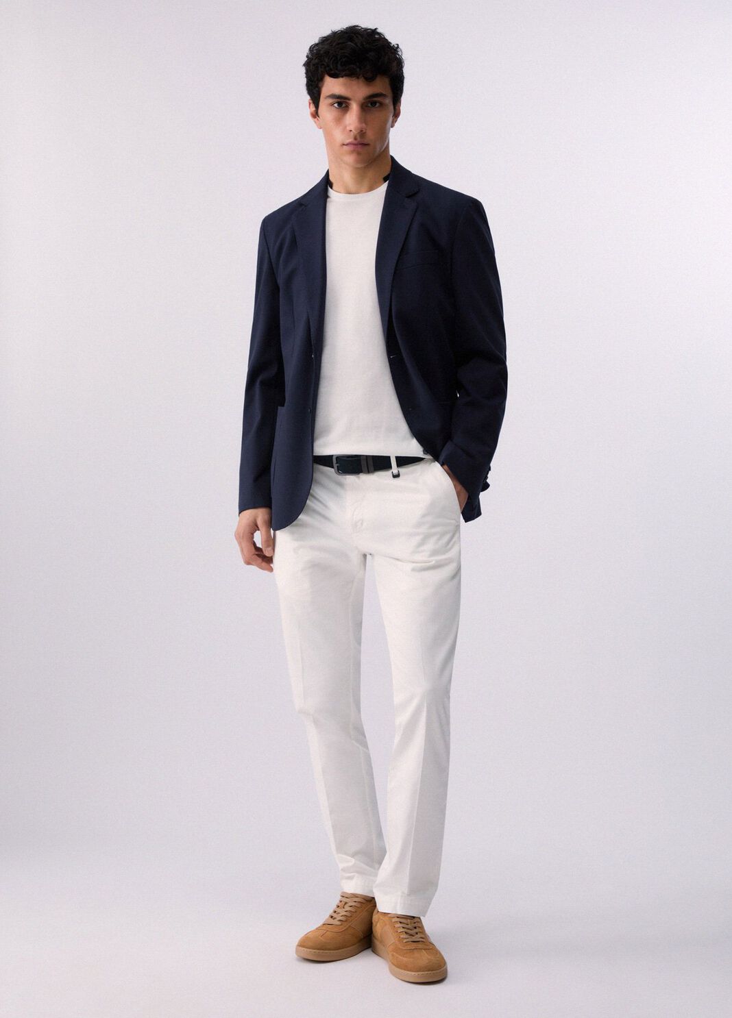 Blazer aus Jersey Dunkelblau Liu Jo - large image number 5