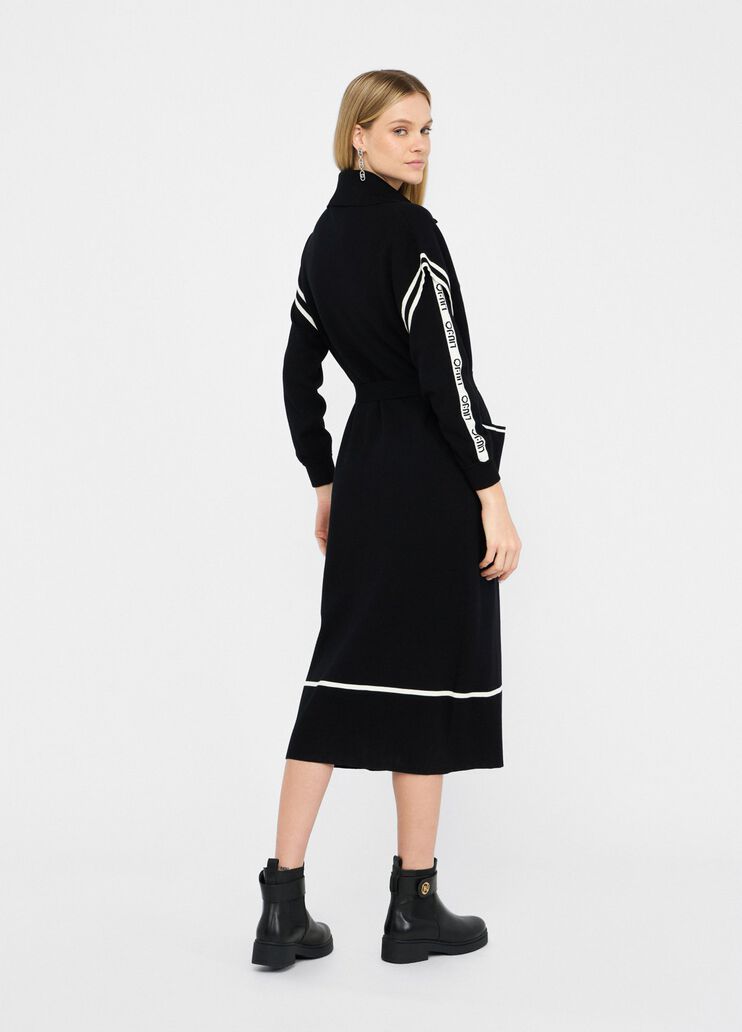 Knit dress black Liu Jo - large image number 1 Knit dress black Liu Jo - large image number 1