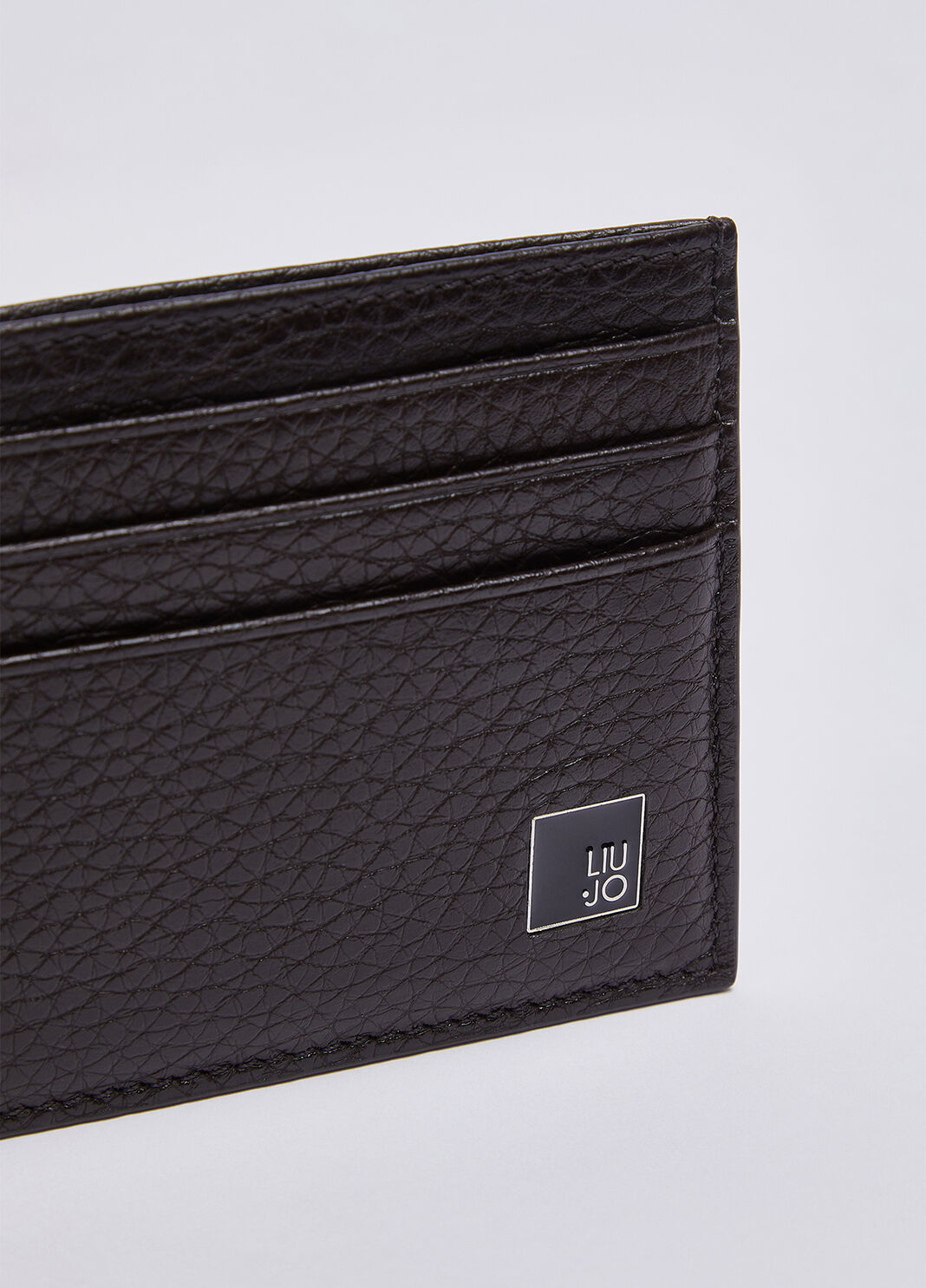 Leather Card Holder dark brown Liu Jo - large image number 2
