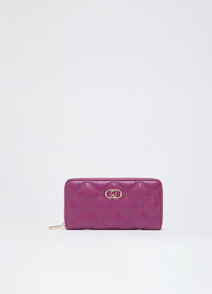 Large quilted purse purple Liu Jo - medium