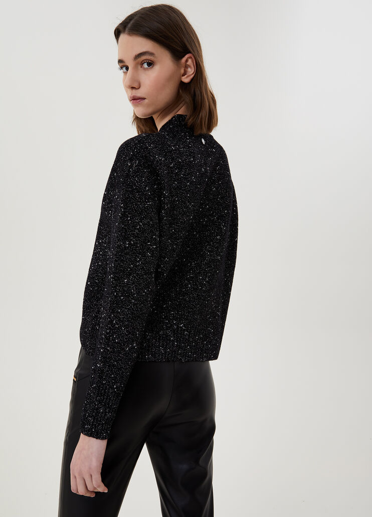 V-neck jumper Black Liu Jo - large image number 1