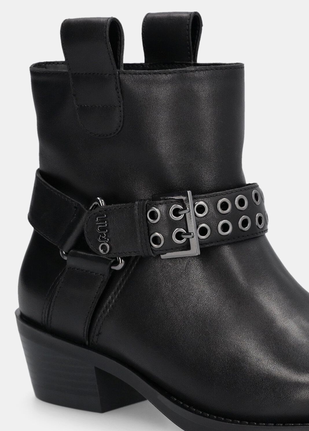 Suede Texan Ankle Boots black Liu Jo - large image number 3