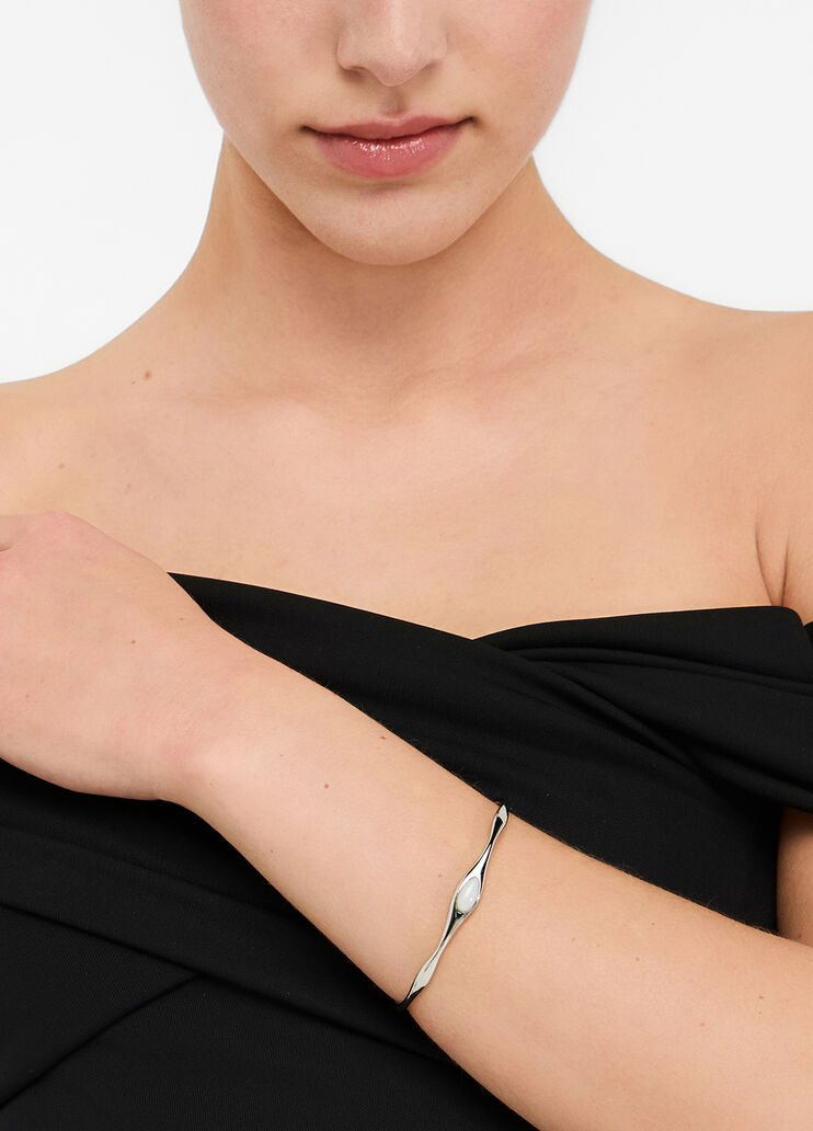 Bracelet jonc avec pierre argent Liu Jo - medium