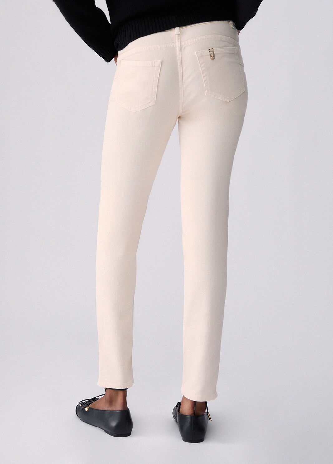 Skinny trousers with belt angora Liu Jo - large image number 1
