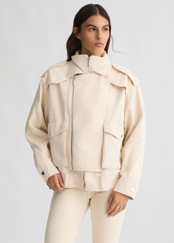 Oversized jacket light beige Liu Jo - medium Oversized jacket light beige Liu Jo - medium