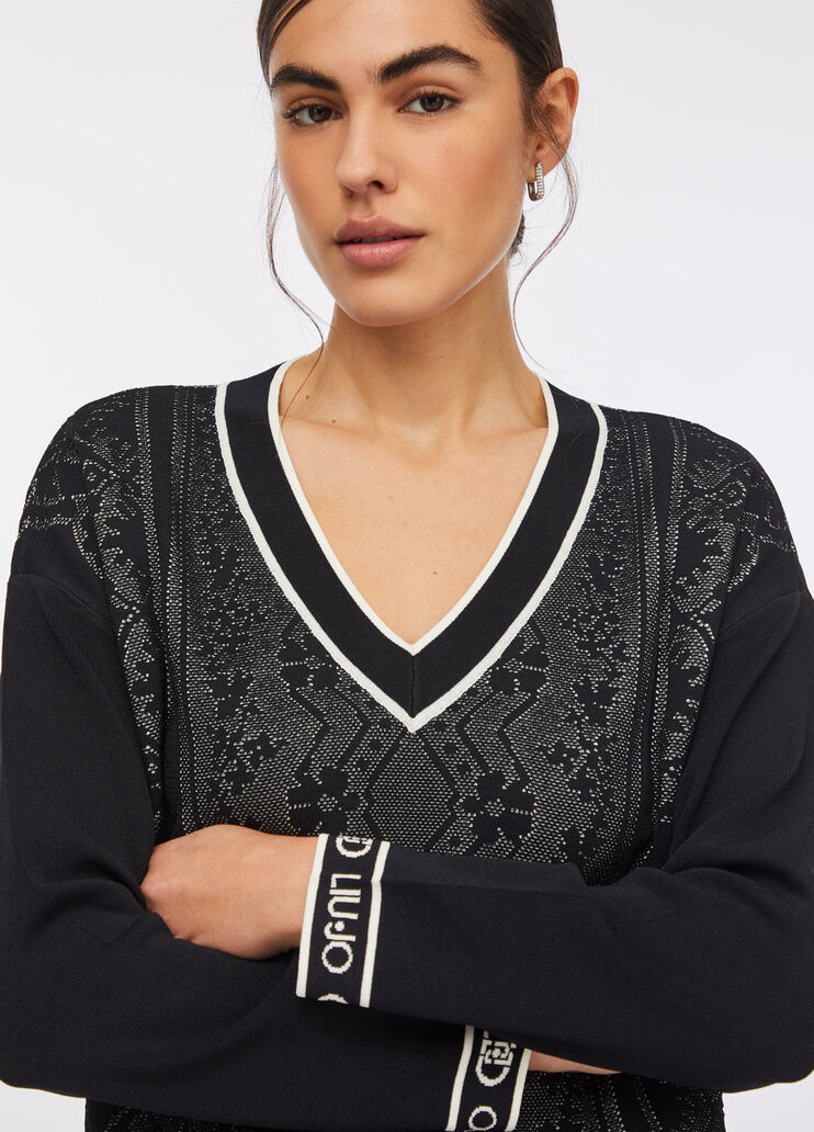 Pullover Liu Jo Better Schwarz Liu Jo - large image number 3