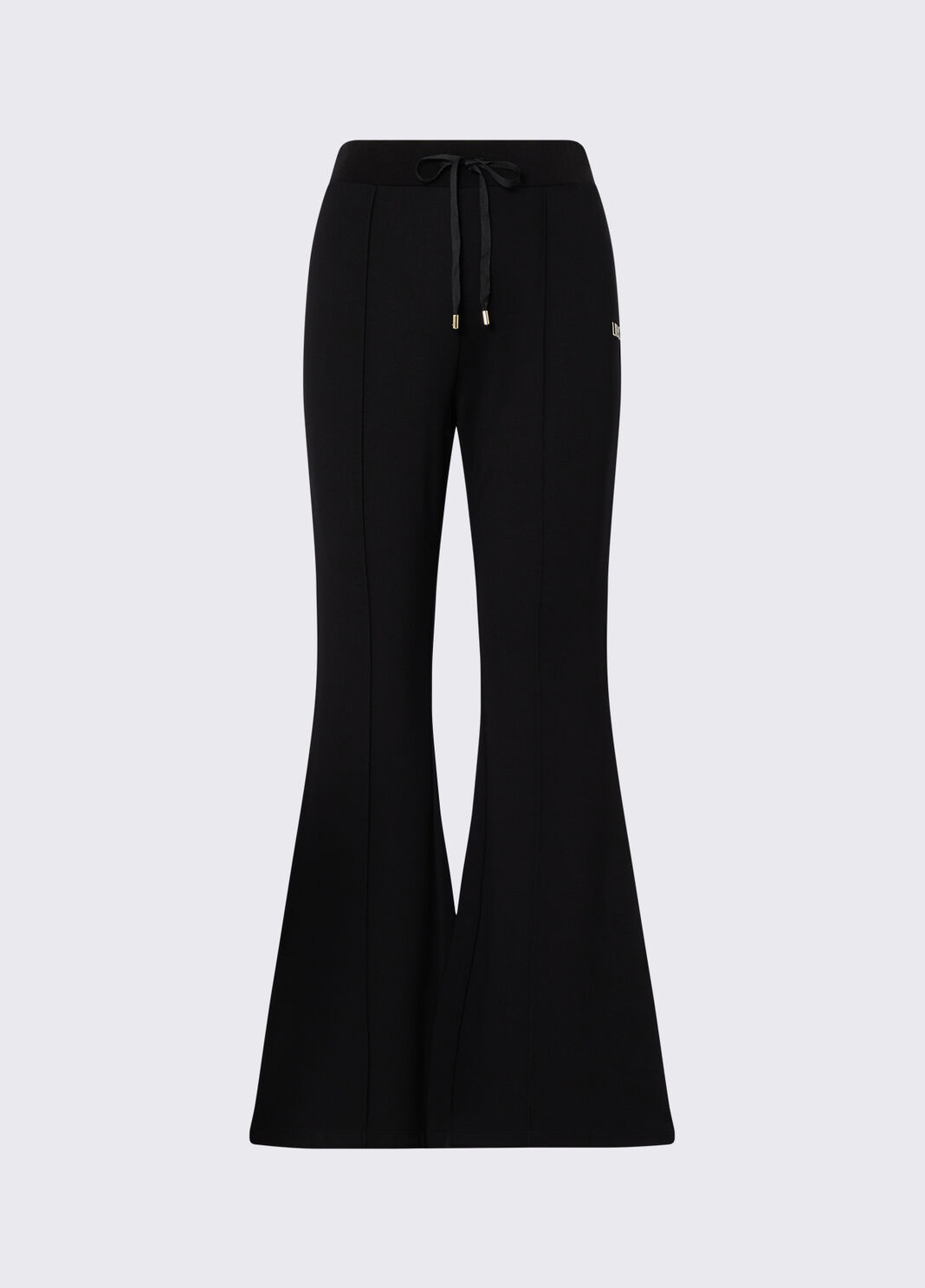 Pantaloni in punto milano nero Liu Jo - large image number 4