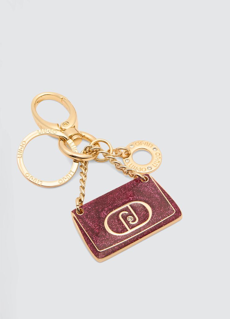 Pink bag keyring gold-colour Liu Jo - large image number 1 Pink bag keyring gold-colour Liu Jo - large image number 1