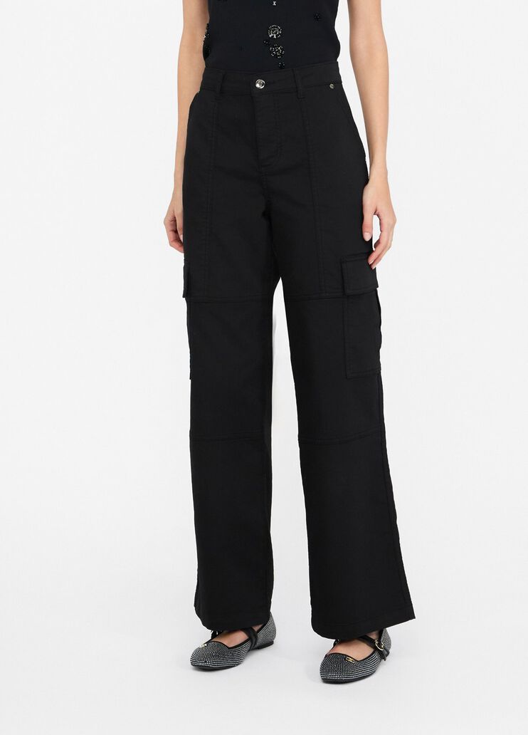 Women's cargo trousers black Liu Jo - medium Women's cargo trousers black Liu Jo - medium