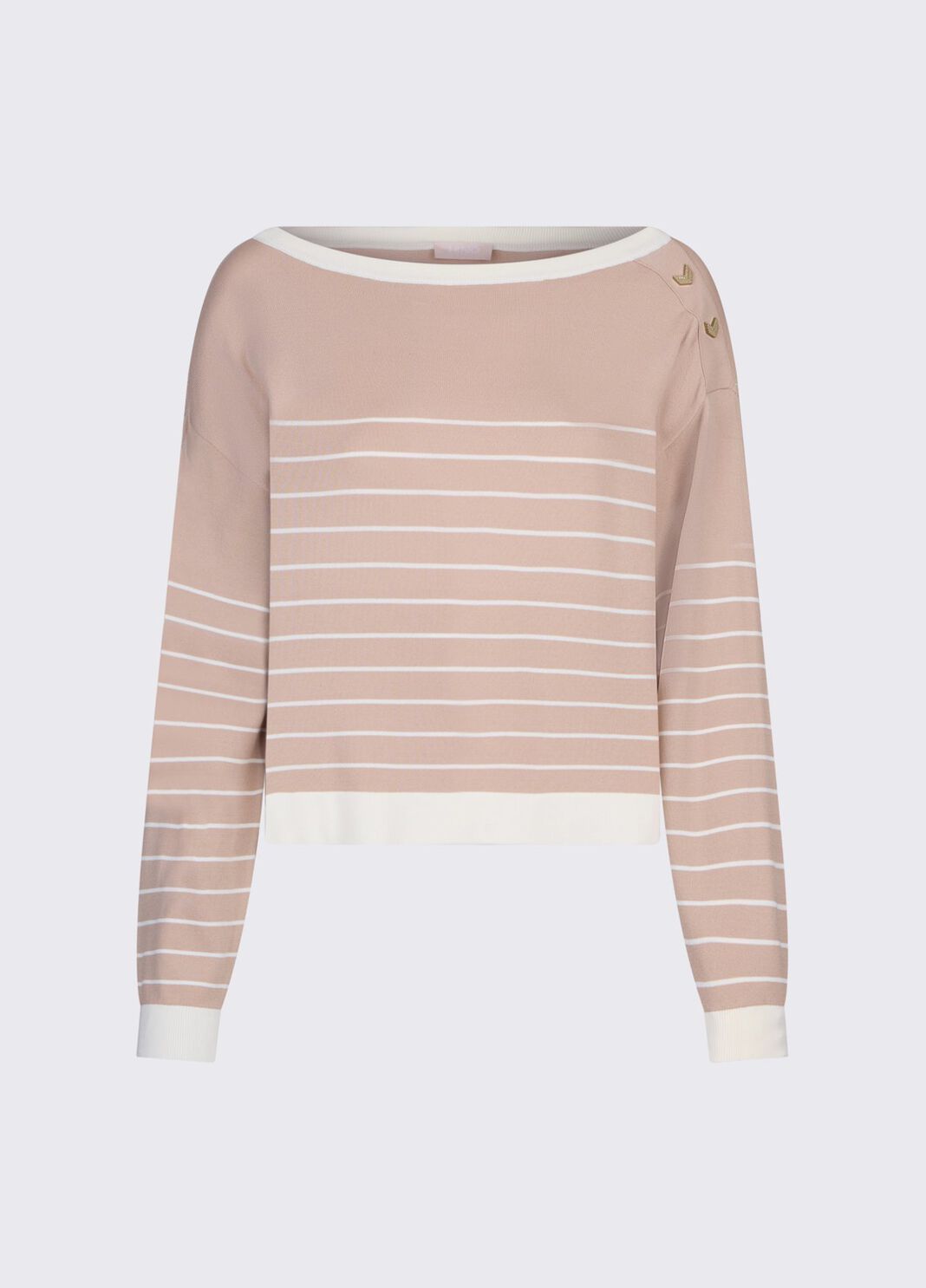 Striped jumper beige Liu Jo - large image number 6
