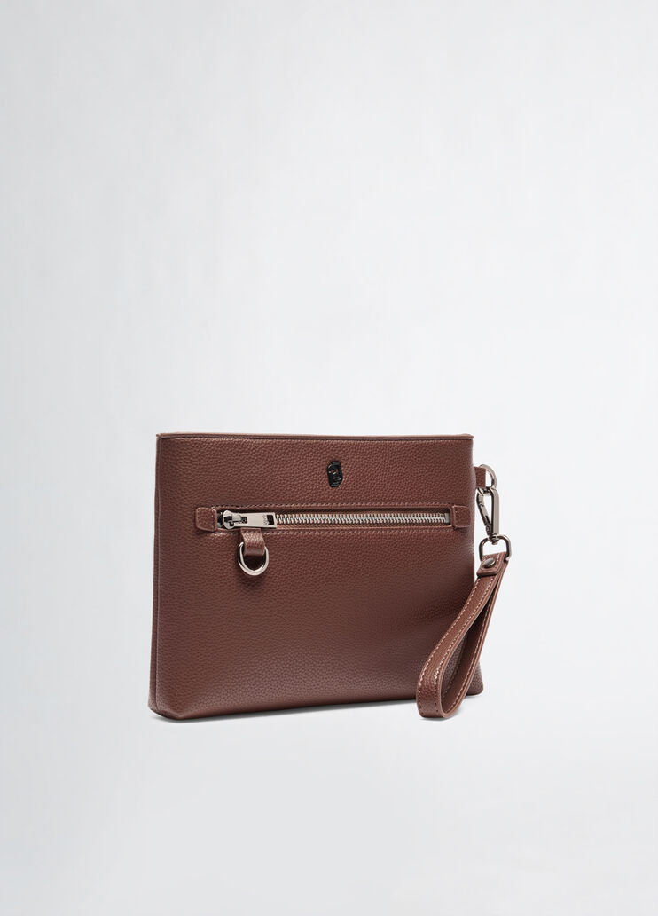 Men’s clutch bag chocolate Liu Jo - large image number 2 Men’s clutch bag chocolate Liu Jo - large image number 2