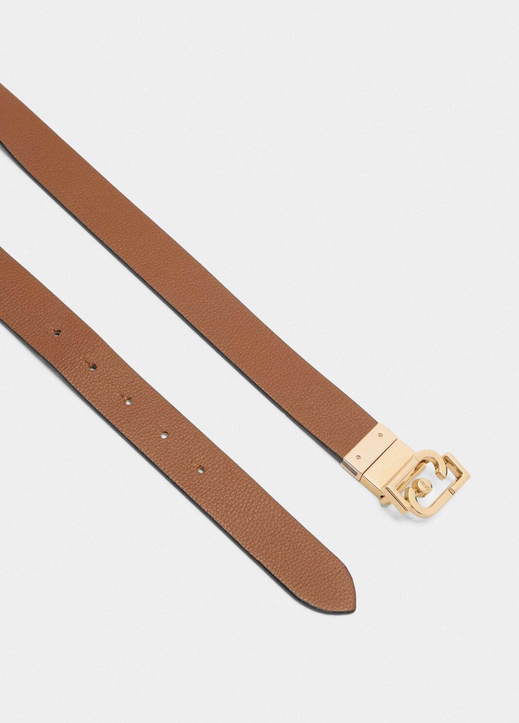 Reversible belt with logo gingerbread Liu Jo - large image number 2