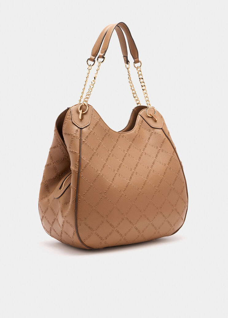 Handtasche mit Logo Braun Liu Jo - large image number 1 Handtasche mit Logo Braun Liu Jo - large image number 1