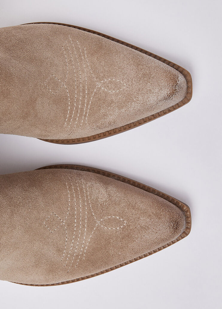 Suede cowboy boots havana Liu Jo - medium
