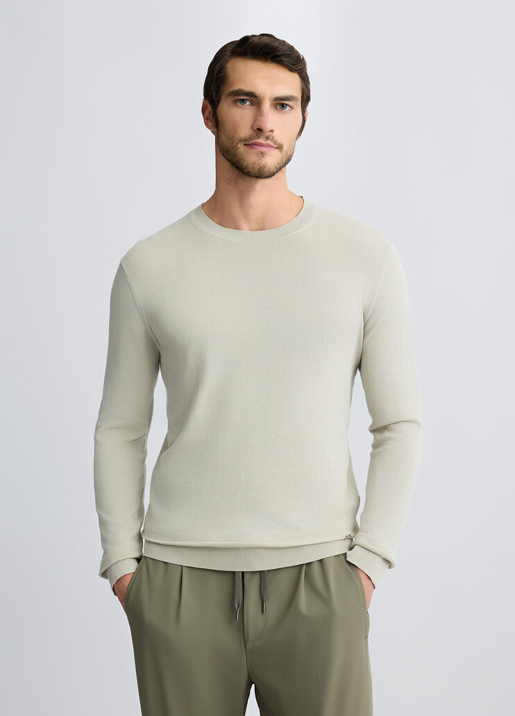 Men’s grey jumper light grey Liu Jo - medium Men’s grey jumper light grey Liu Jo - medium