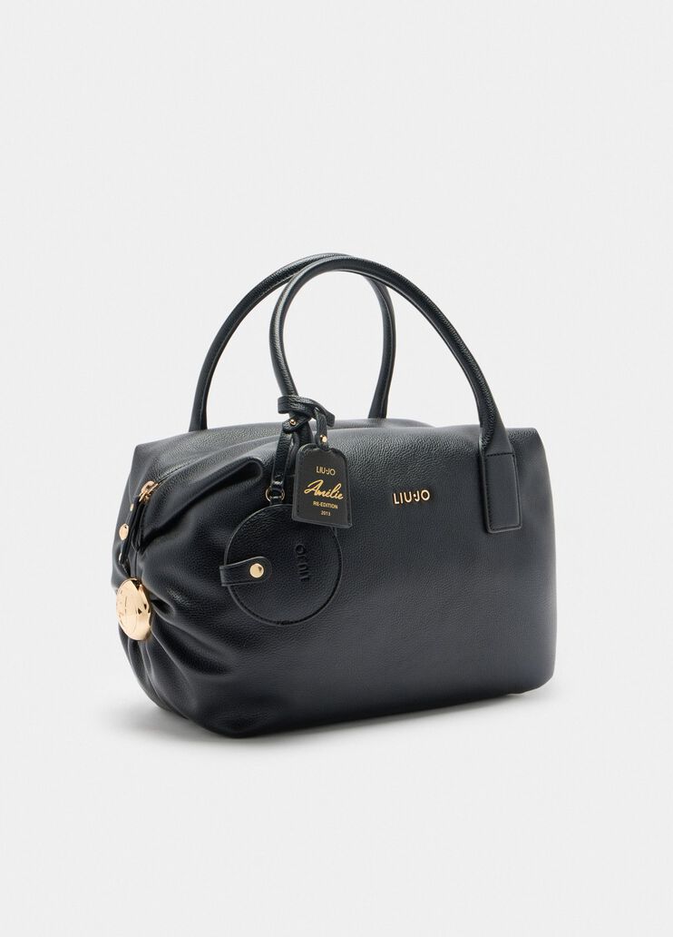 Sac grand format avec charm noir Liu Jo - large image number 2