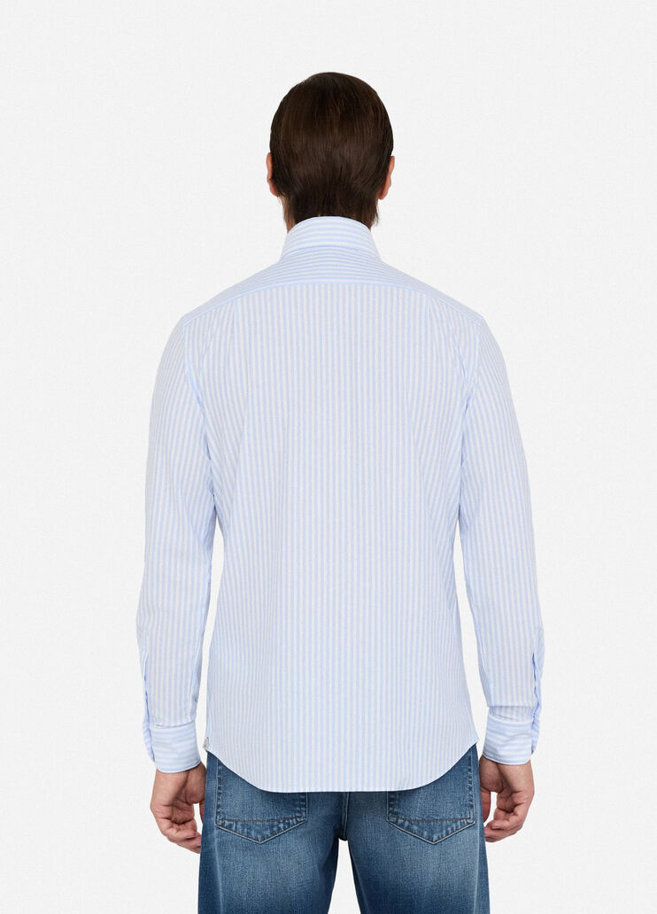 Striped cotton shirt light blue Liu Jo - large image number 1