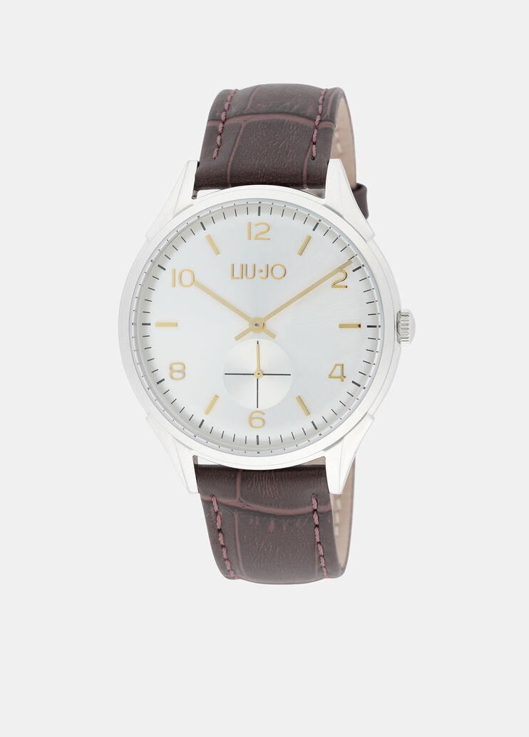 Watch with leather strap brown Liu Jo - medium Watch with leather strap brown Liu Jo - medium