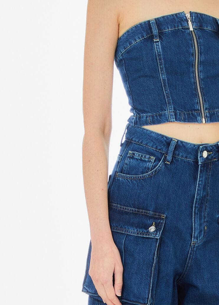 Denim-Jumpsuit  Blau Liu Jo - large image number 2
