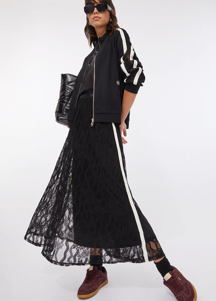 Gonna in pizzo nero Liu Jo - large image number 4