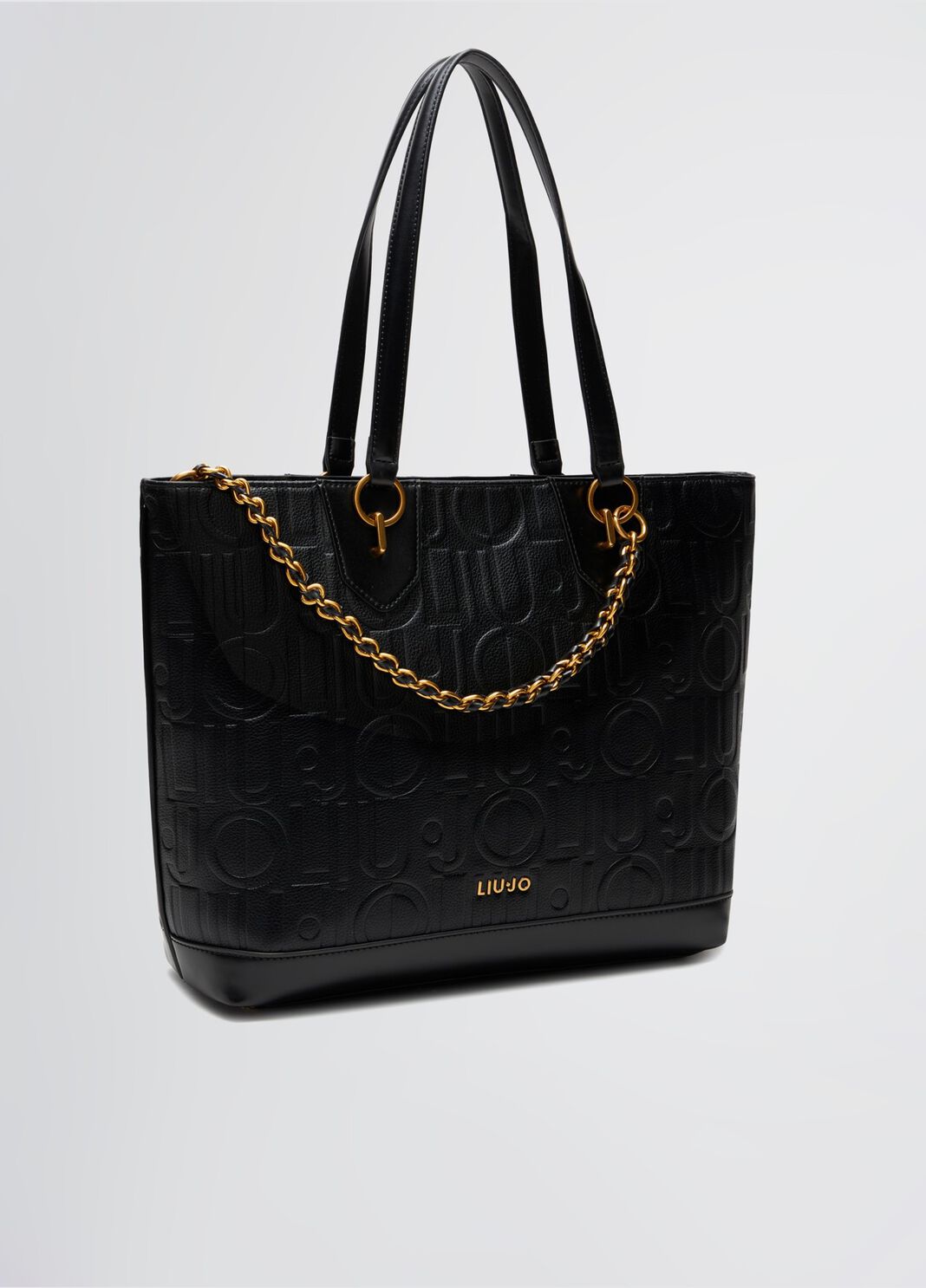 Medium tote bag with decorative charm black Liu Jo - large image number 4