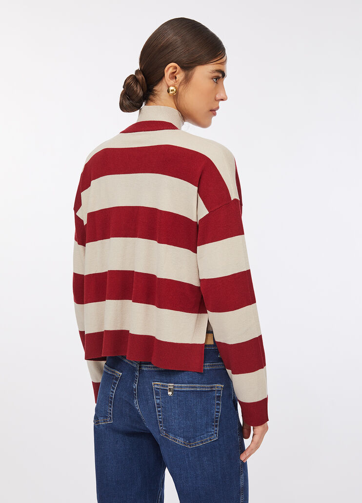 Striped cardigan red Liu Jo - large image number 1