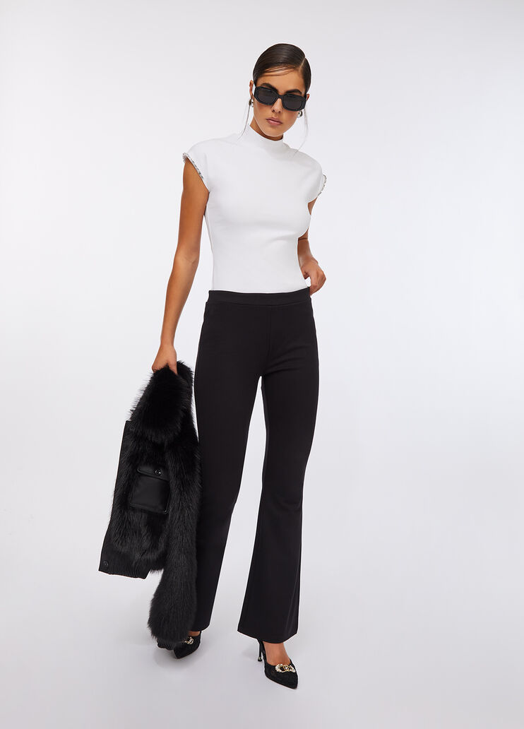 Хлопковая футболка со стразами белый Liu Jo - large image number 5